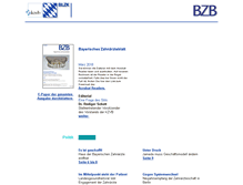 Tablet Screenshot of bzb-online.de